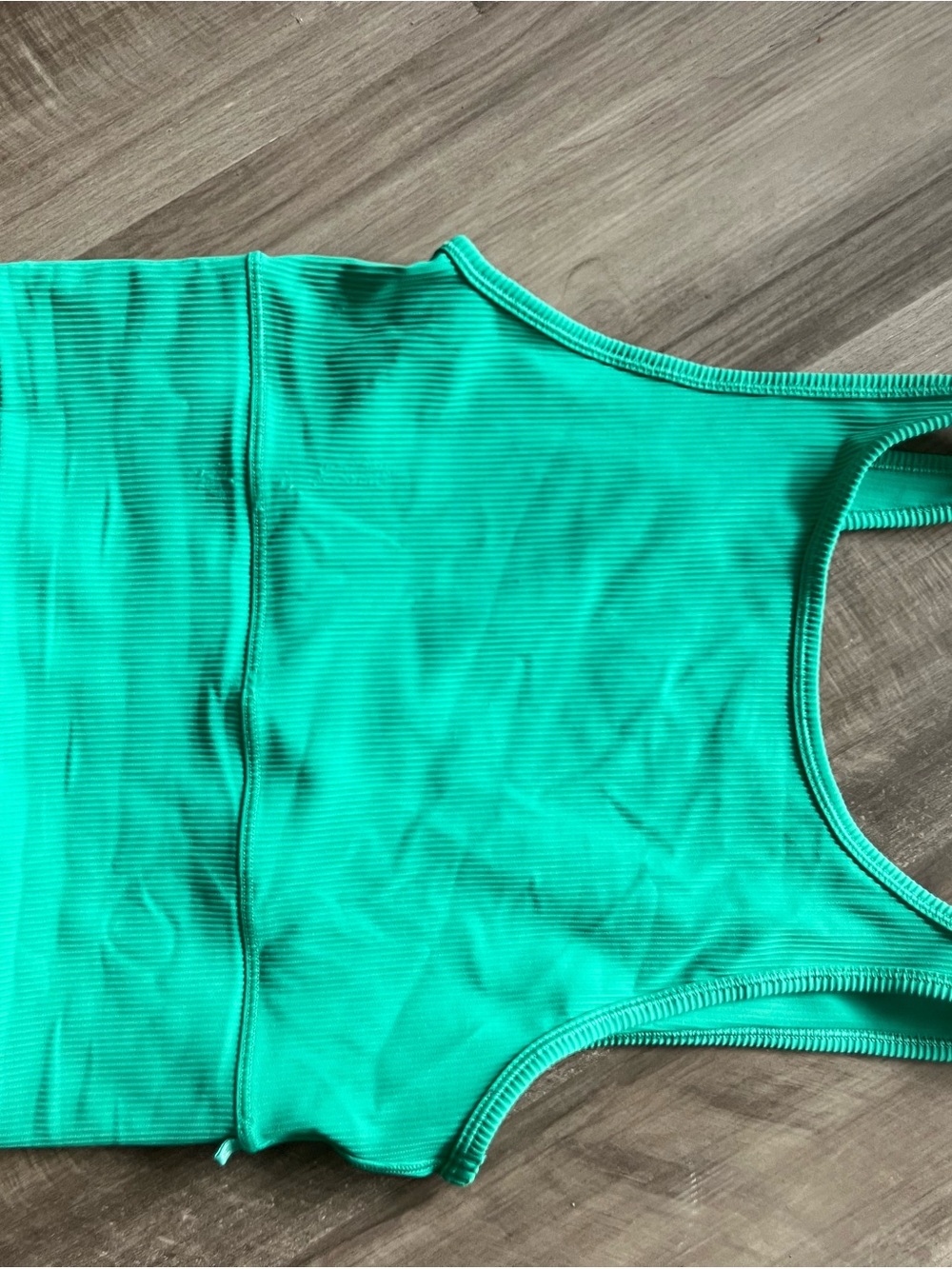 lululemon athletica Teal Ribbed Sports Bra Top